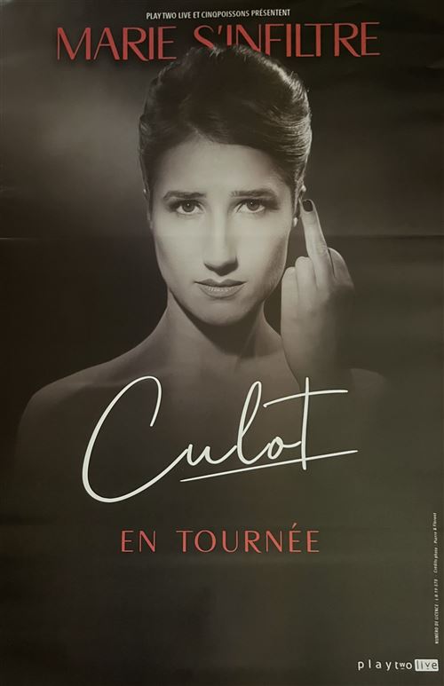 Affiche - Marie s'Infiltre - Culot - En tournée - 80x120cm État correct - N/A reconditionné disponible sur Fnac