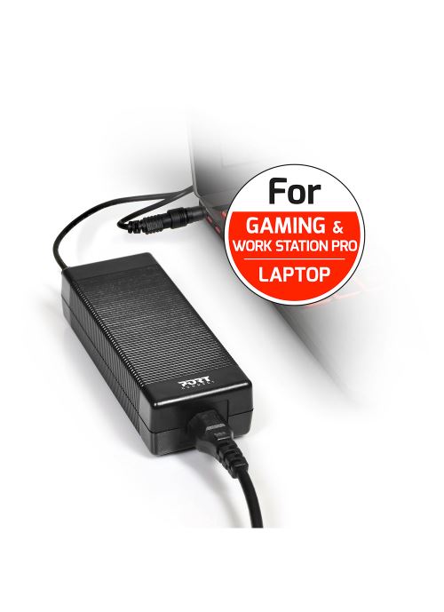Chargeur universel 150 Watts Noir Port Designs pour PC Portable État correct - Port Designs reconditionné disponible sur Fnac