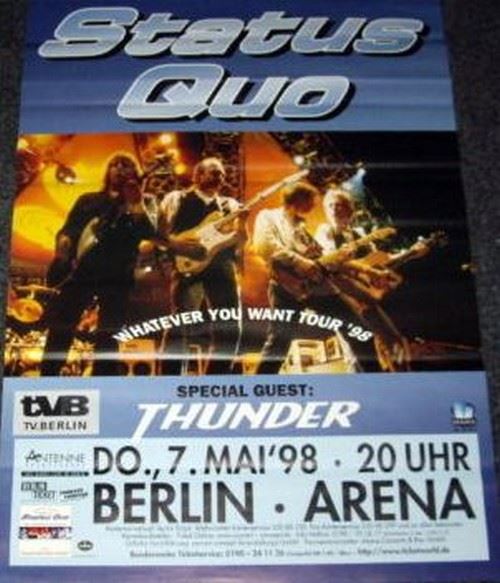 Status Quo - 60x84 cm - AFFICHE / POSTER État correct - N/A reconditionné disponible sur Fnac