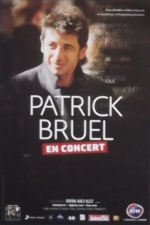 Patrick BRUEL - 80x120 cm - AFFICHE / POSTER État correct - N/A reconditionné disponible sur Fnac