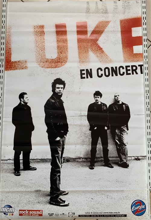 LUKE - En Concert - 80x120cm - Affiche État correct - N/A reconditionné disponible sur Fnac