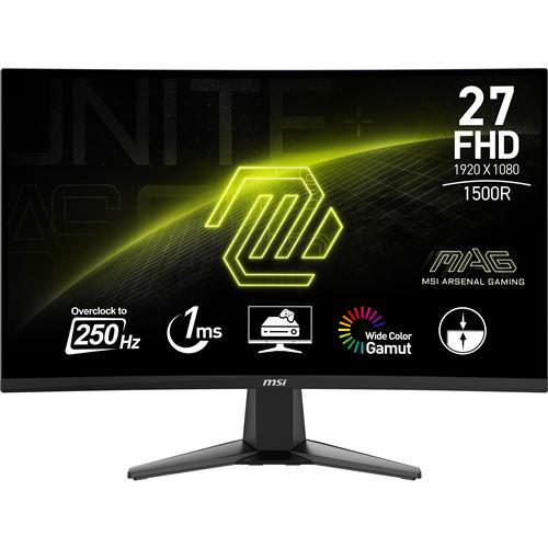 Acheter Ecran PC gaming Msi MAG 27C6X 27"" Incurvé 250 Hz Full HD État correct - 134,99 € Ecran PC gaming Msi MAG 27C6X 27"" Incurvé 250 Hz Full HD État correct - MSI reconditionné disponible sur Fnac