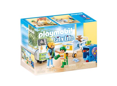 Acheter Playmobil City Life 70192 Chambre d'hôpital pour enfant État correct - 40,57 € Playmobil City Life 70192 Chambre d'hôpital pour enfant État correct - Playmobil reconditionné disponible sur Fnac