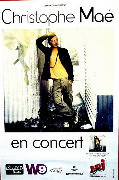Christophe MAE - 40x60 cm - AFFICHE / POSTER État correct - N/A reconditionné disponible sur Fnac