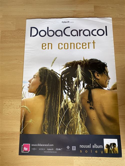 Doba Caracol - En Concert - Soley - 40x60cm - Affiche État correct - N/A reconditionné disponible sur Fnac