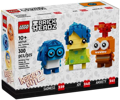 LEGO® BrickHeadz™ 40749 Joie, Tristesse et Anxiété Vice-Versa 2 État correct - N/A reconditionné disponible sur Fnac