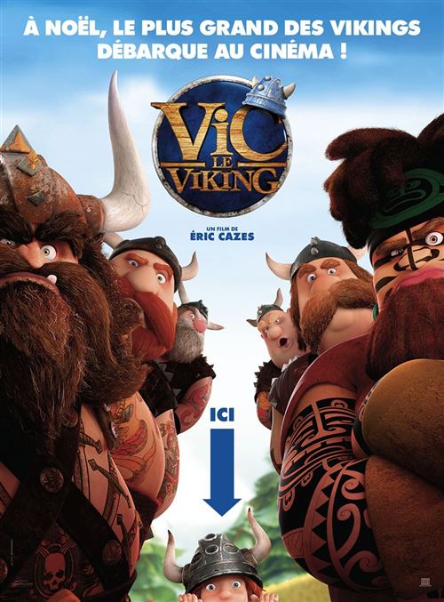 Vic le Viking - 2019 - Eric Cazes - 116x158cm - Affiche État correct - N/A reconditionné disponible sur Fnac