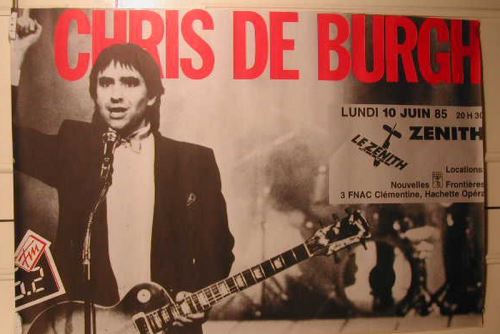 De Burgh Chris - 70x100 cm - AFFICHE / POSTER État correct - N/A reconditionné disponible sur Fnac