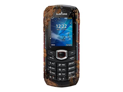 Samsung GT-B2710 - 3G téléphone de service - microSD slot - Écran LCD - 240 x 320 pixels - rear camera 2 MP - noir, rouge État correct - Samsung reconditionné disponible sur Fnac
