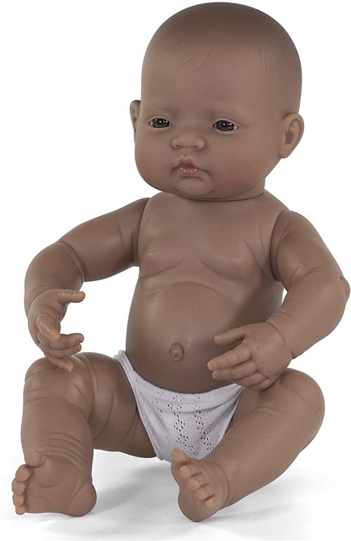 Miniland bébé poupée fille au parfum de vanille 40 cm marron État correct - Miniland reconditionné disponible sur Fnac