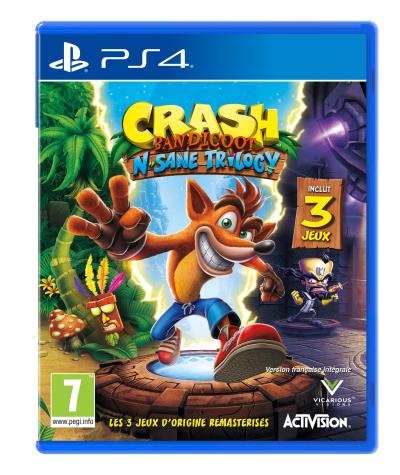 Crash Bandicoot N.Sane Trilogy PS4 État correct - Koch Media reconditionné disponible sur Fnac