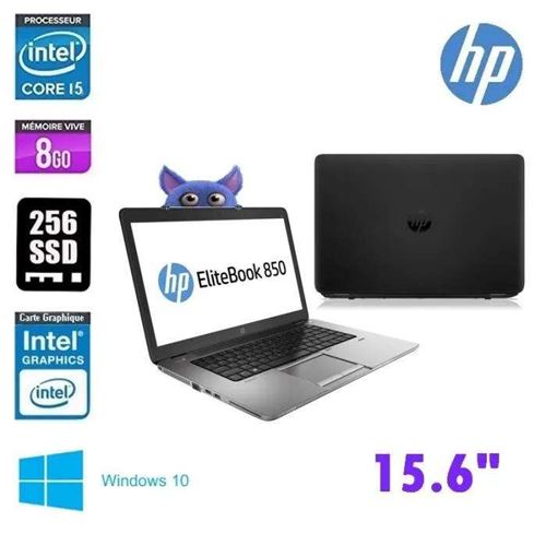 PC Portable HP stockage 256 Go EliteBook 850 15.6 pouces Intel core i5 RAM 8 Go État correct - alternatives disponibles sur Dero PC Portable HP stockage 256 Go EliteBook 850 15.6 pouces Intel core i5 RAM 8 Go État correct - N/A reconditionné (offre indisponible)
