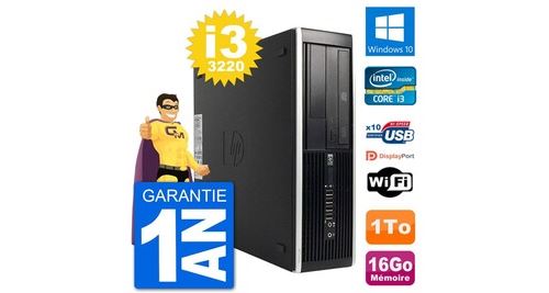 Acheter Pc hp compaq pro 6300 sff intel i3-3220 ram 16go disque dur 1to windows 10 wifi État correct - 339,00 € Pc hp compaq pro 6300 sff intel i3-3220 ram 16go disque dur 1to windows 10 wifi État correct - N/A reconditionné disponible sur Fnac