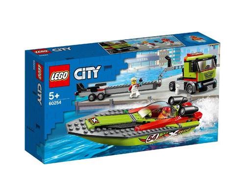 LEGO® City Great Vehicles 60254 Le transport du bateau de course État correct - Lego City reconditionné disponible sur Fnac