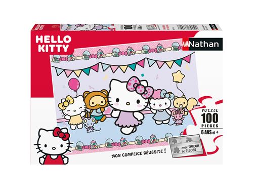 Puzzle 100 pièces Nathan Hello Kitty État correct - N/A reconditionné disponible sur Fnac