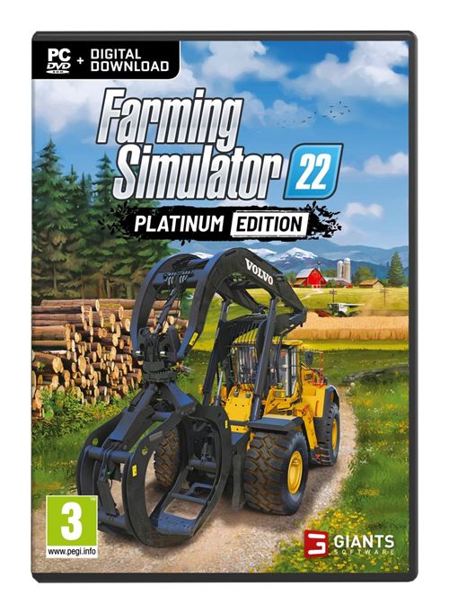 Farming Simulator 22 Platinum Edition PC État correct - Koch Media reconditionné disponible sur Fnac