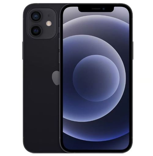 iPhone 12 6,1 64 Go Noir Reconditionné avec BATTERIE NEUVE - État correct N/A sur Fnac