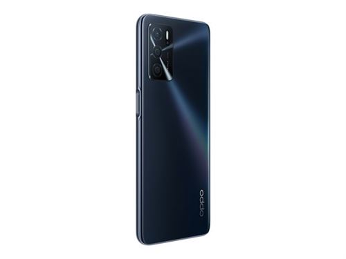 OPPO A16 - 4G smartphone - double SIM - RAM 4 Go / Mémoire interne 64 Go - microSD slot - Écran LCD - 6.52"" - 1600 x 720 pixels (60 Hz) - 3 x caméras arrière 13 MP, 2 MP, 2 MP - front camera 8 MP - démo - Noir cristal État correct - Oppo reconditionné disponible sur Fnac