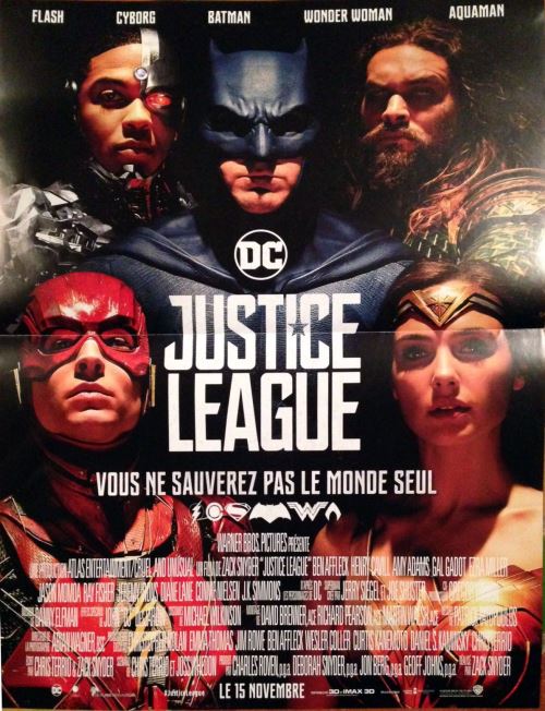 Justice League AFFICHE CINEMA ORIGINALE État correct - N/A reconditionné disponible sur Fnac