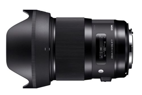 Objectif hybride Sigma 28mm f/1.4 DG HSM Art noir pour Monture L État correct - Sigma reconditionné disponible sur Fnac