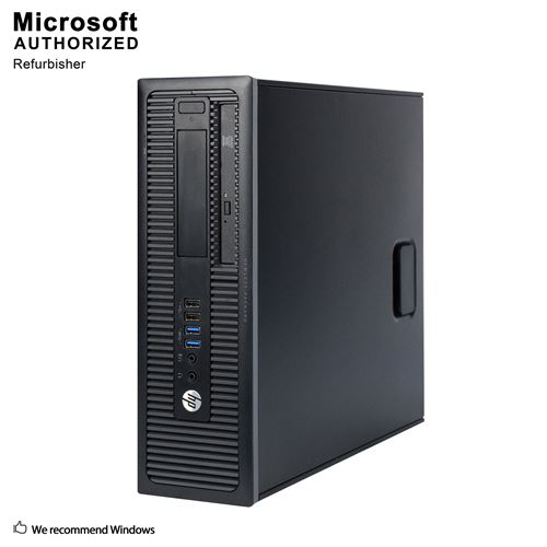 PC Unité centrale HP ProDesk 600 G1 SFF Desktop - Intel Core i7-4770 Turbo 3.9 GHz - RAM 16 Go - SSD 256 Go - DVD - USB WiFi - DP - VGA - Windows 10 Professionnel 64 Bits État correct - N/A reconditionné disponible sur Fnac