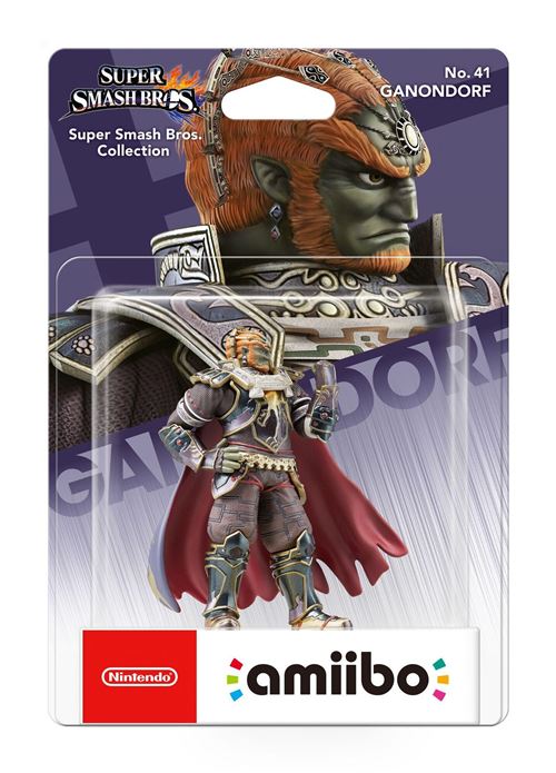 Figurine Amiibo Ganondorf Super Smash Bros Collection numéro 41 État correct - Nintendo reconditionné disponible sur Fnac