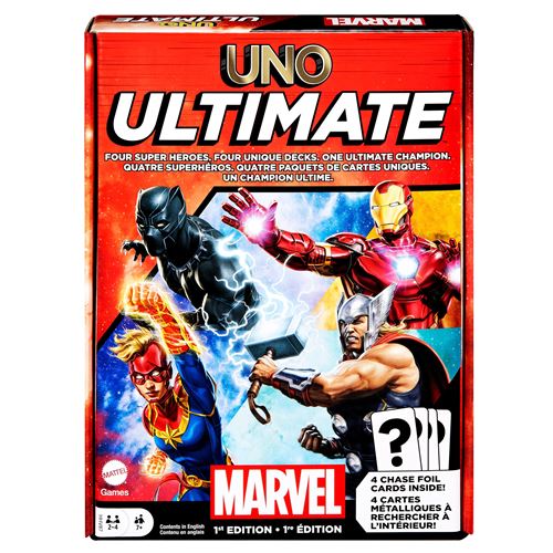 Jeu classique Mattel Uno Ultimate Marvel État correct - Mattel reconditionné disponible sur Fnac