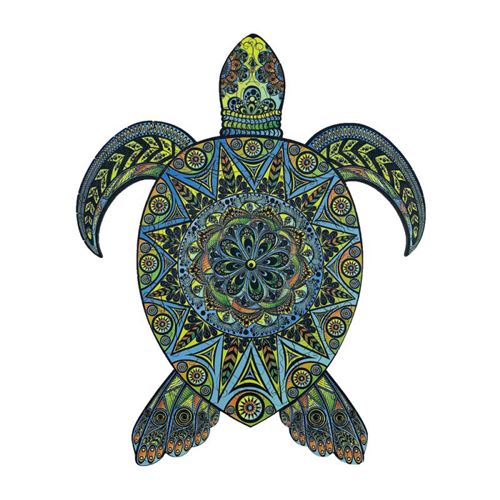Puzzle en bois - Tortue Tropicale - 140 pièces État correct - N/A reconditionné disponible sur Fnac