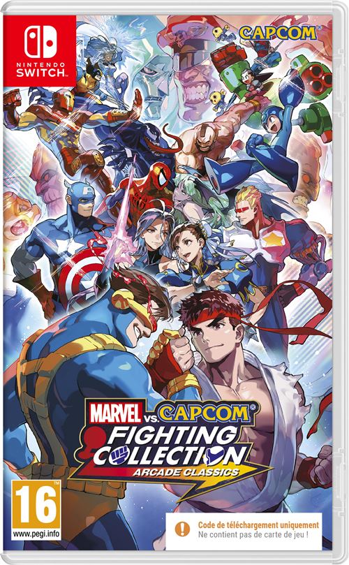 Marvel vs Capcom Fighting Collection Arcade Classics Code in a Box Nintendo Switch État correct - Koch Media reconditionné disponible sur Fnac