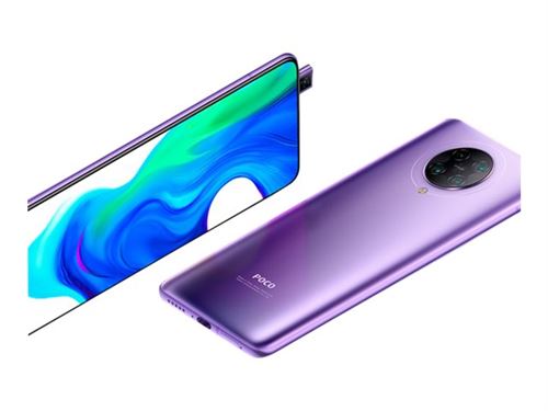 Xiaomi POCO F2 Pro - 5G smartphone - double SIM - RAM 6 Go / Mémoire interne 128 Go - OLED display - 6.67"" - 2400 x 1080 pixels - 4x caméras arrière 64 MP, 13 MP, 5 MP, 2 MP - front camera 20 MP - Violet électrique  - N/A reconditionné disponible sur Fnac