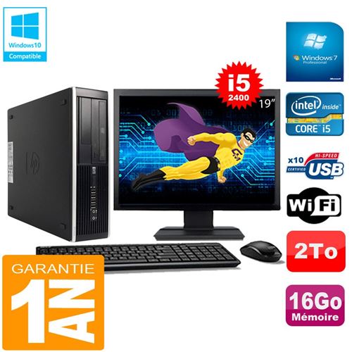 Acheter Pc hp compaq pro 6300 sff i5-2400 16go 2to graveur dvd wifi w7 ecran 19' État correct - 359,00 € Pc hp compaq pro 6300 sff i5-2400 16go 2to graveur dvd wifi w7 ecran 19' État correct - Hewlett-Packard reconditionné disponible sur Fnac