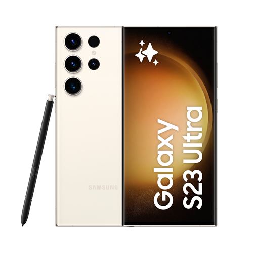 Acheter Smartphone Samsung Galaxy S23 Ultra 6.8"" Nano SIM 5G 8 Go RAM 256 Go Crème État correct - 404,93 € Smartphone Samsung Galaxy S23 Ultra 6.8"" Nano SIM 5G 8 Go RAM 256 Go Crème État correct - Samsung reconditionné disponible sur Fnac