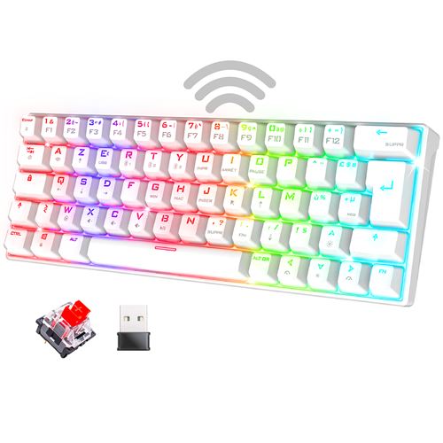 Acheter Clavier mécanique sans fil Azerty Spirit Of Gamer XPERT K200 Bluetooth Blanc État correct - 23,99 € Clavier mécanique sans fil Azerty Spirit Of Gamer XPERT K200 Bluetooth Blanc État correct - Spirit of Gamer reconditionné disponible sur Fnac