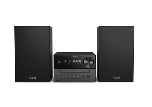 Microchaîne avec Enceintes bibliothèque Bass Reflex Philips Série 3000 TAM3505M2 Bluetooth DAB+/FM 20 W Noir État correct - Philips reconditionné disponible sur Fnac