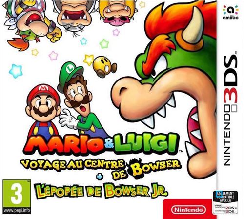 Mario & Luigi Voyage au centre de Bowser + L'épopée de Bowser Jr. État correct - Nintendo reconditionné disponible sur Fnac