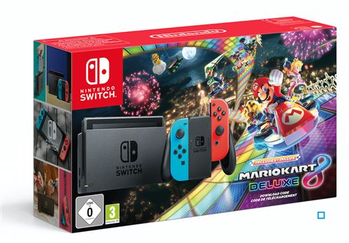 Acheter Pack Console Nintendo Switch + Jeu Mario Kart 8 Deluxe État correct - 289,99 € Pack Console Nintendo Switch + Jeu Mario Kart 8 Deluxe État correct - Nintendo reconditionné disponible sur Fnac
