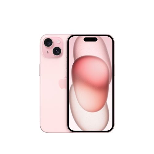 Apple iPhone 15 6,1"" 5G Double SIM 256 Go Rose État correct - Apple reconditionné disponible sur Fnac