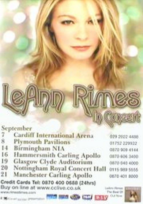 LE ANN RIMES - 71x50 cm - AFFICHE / POSTER État correct - N/A reconditionné disponible sur Fnac
