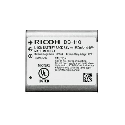 Batterie Ricoh DB-110 pour GR III, GR IIIx et WG-8 État correct - Ricoh reconditionné disponible sur Fnac