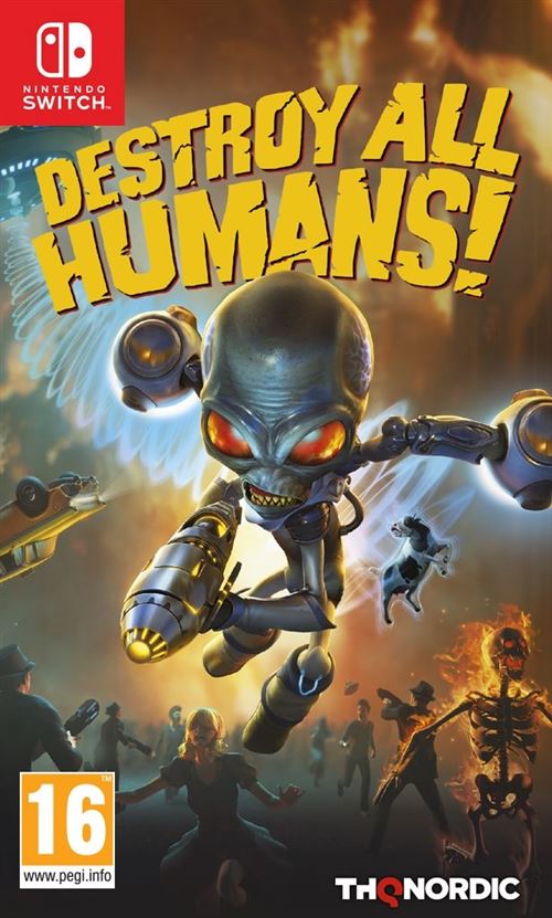 Acheter Destroy All Humans Remake Nintendo Switch État correct - 46,99 € Destroy All Humans Remake Nintendo Switch État correct - Just for Games reconditionné disponible sur Fnac