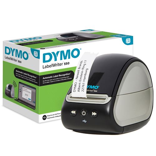 Acheter Imprimante d'étiquettes Dymo LabelWriter 550 Noir et Gris État correct - 99,99 € Imprimante d'étiquettes Dymo LabelWriter 550 Noir et Gris État correct - Dymo reconditionné disponible sur Fnac