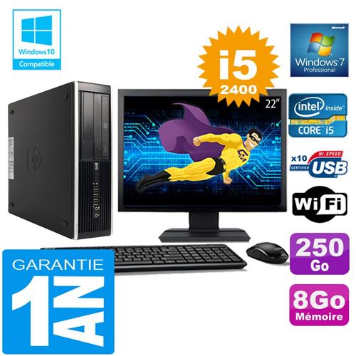 Acheter Pc hp compaq 8300 sff core i5-2400 ram 8go disque 250 go wifi w7 ecran 22' État correct - 229,00 € Pc hp compaq 8300 sff core i5-2400 ram 8go disque 250 go wifi w7 ecran 22' État correct - Hewlett-Packard reconditionné disponible sur Fnac