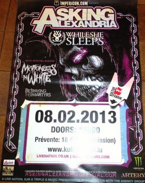 Acheter Asking Alexandria - 60x80 cm - AFFICHE / POSTER État correct - 16,99 € Asking Alexandria - 60x80 cm - AFFICHE / POSTER État correct - N/A reconditionné disponible sur Fnac