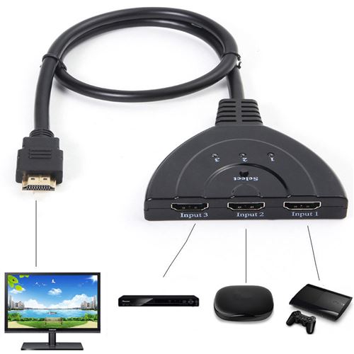 Boitier HDMI 1 entrée 3 sorties de Vshop État correct - N/A reconditionné disponible sur Fnac