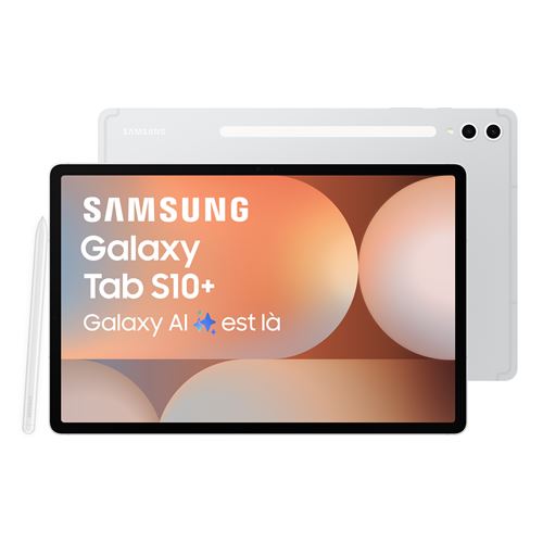 Tablette tactile Samsung Galaxy Tab S10+ 12,4"" Wifi 256 Go Argent État correct - Samsung reconditionné disponible sur Fnac