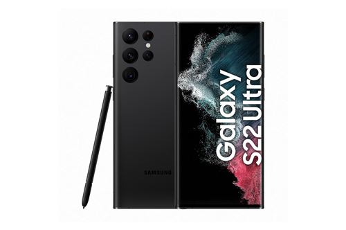 Smartphone Samsung Galaxy S22 Ultra 6.8"" Double SIM 5G 12 Go RAM 256 Go Noir État correct - Samsung reconditionné disponible sur Fnac