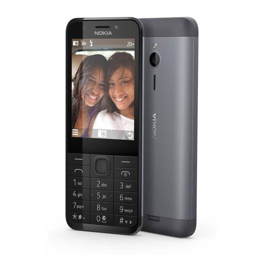 Téléphone mobile Nokia 230 Double SIM Noir Argent État correct - Microsoft reconditionné disponible sur Fnac
