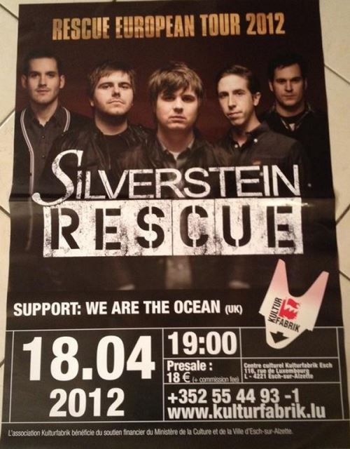 Acheter Silverstein - 70x100 cm - AFFICHE / POSTER État correct - 17,99 € Silverstein - 70x100 cm - AFFICHE / POSTER État correct - N/A reconditionné disponible sur Fnac