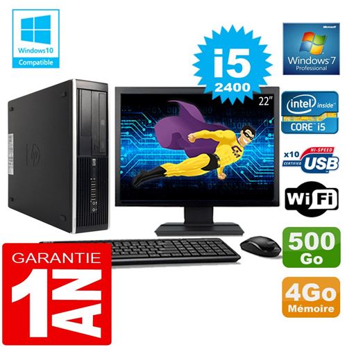 Acheter Pc hp compaq 8300 sff core i5-2400 ram 4go disque 500 go wifi w7 ecran 22' État correct - 239,00 € Pc hp compaq 8300 sff core i5-2400 ram 4go disque 500 go wifi w7 ecran 22' État correct - Hewlett-Packard reconditionné disponible sur Fnac