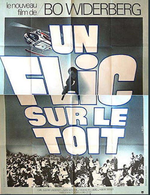 Affiche de Cinéma Originale - Un flic sur le toit - 1976 - Bo Widerberg - 116x158cm État correct - N/A reconditionné disponible sur Fnac